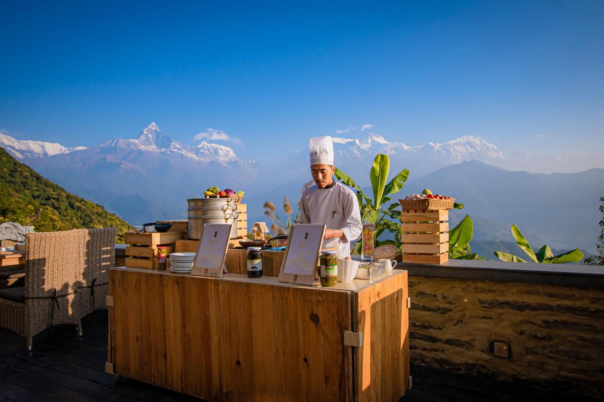 Sarangkot Mountain Lodge Pokhara Exterior foto