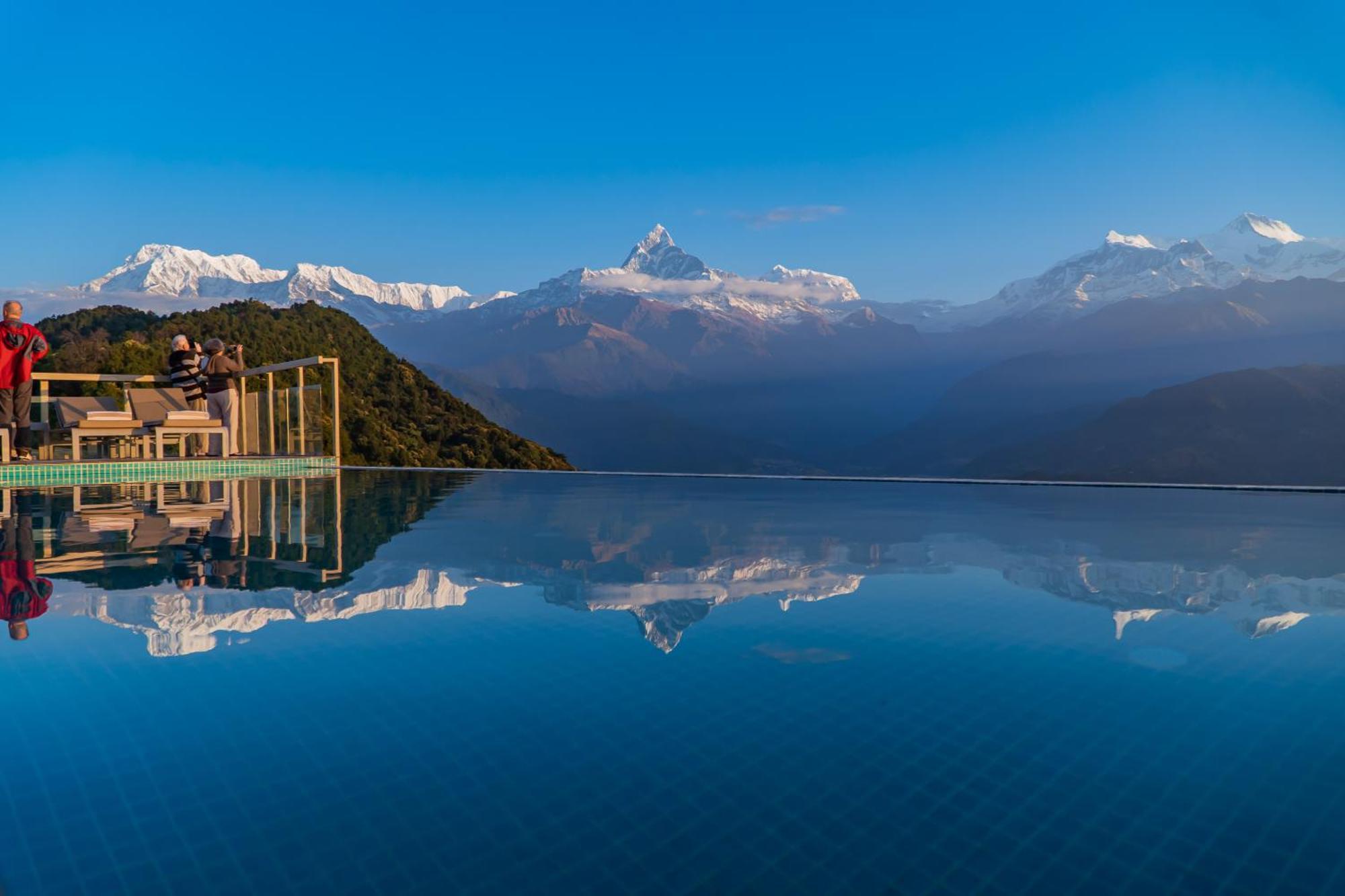 Sarangkot Mountain Lodge Pokhara Exterior foto